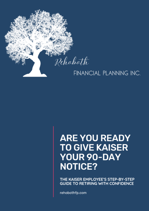 Kaiser 90-Day Retirement Guide cover